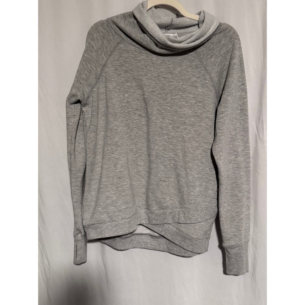 Jockey Women’s Gray Cowl Neck Pullover Sweatshirt - M